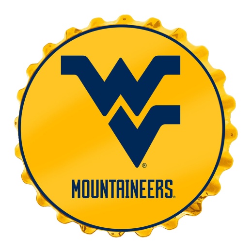West Virginia Mountaineers: Bottle Cap Wall Sign