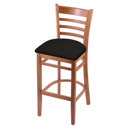 3140 Stool With Medium Finish And Canter Espresso Seat