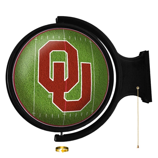 Oklahoma Sooners: On The 50 Rotating Lighted Wall Sign
