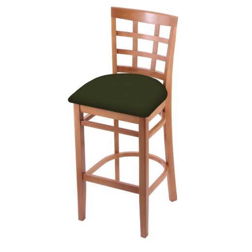 3130 Stool With Medium Finish And Canter Pine Seat