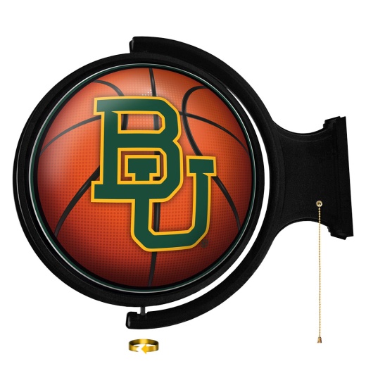 Baylor Bears: Basketball Original Round Rotating Lighted Wall Sign