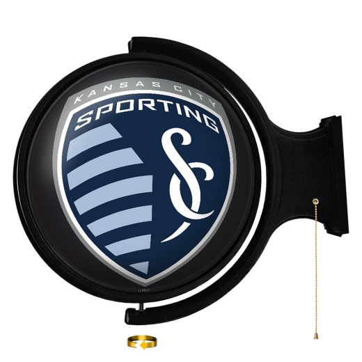 Sporting Kansas City: Original Round Rotating Lighted Wall Sign