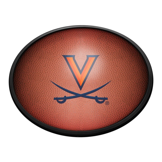 Virginia Cavaliers: Pigskin Oval Slimline Lighted Wall Sign