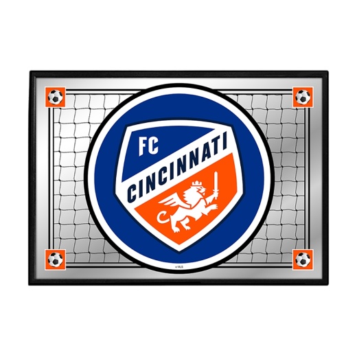 Fc Cincinnati: Team Spirit Framed Mirrored Wall Sign