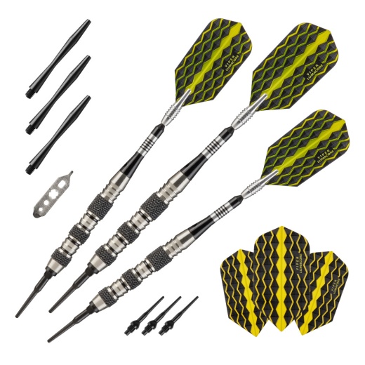 Viper The Freak Soft Tip Darts Knurled And Shark Fin Barrel 18Gm