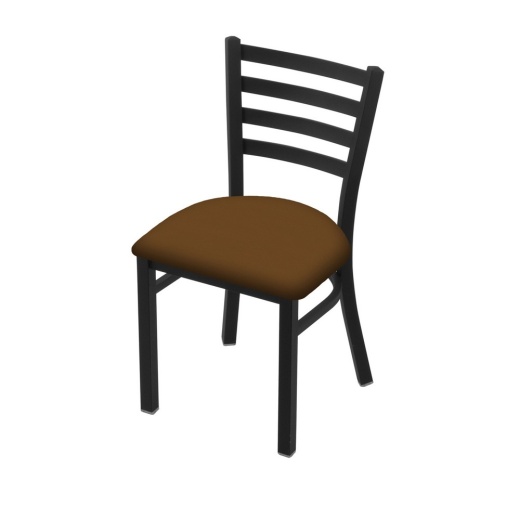 400 Jackie 18" Chair With Black Wrinkle Finish And Canter Thatch Seat
