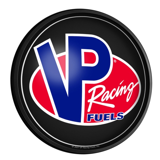Vp Racing Fuels: Round Slimline Lighted Wall Sign