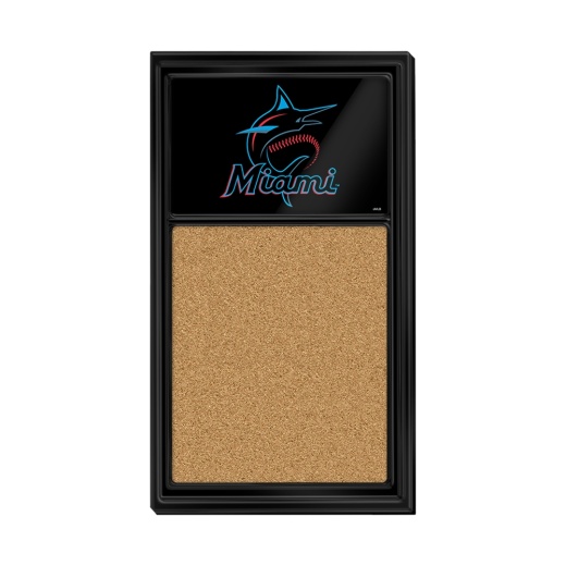 Miami Marlins: Cork Note Board