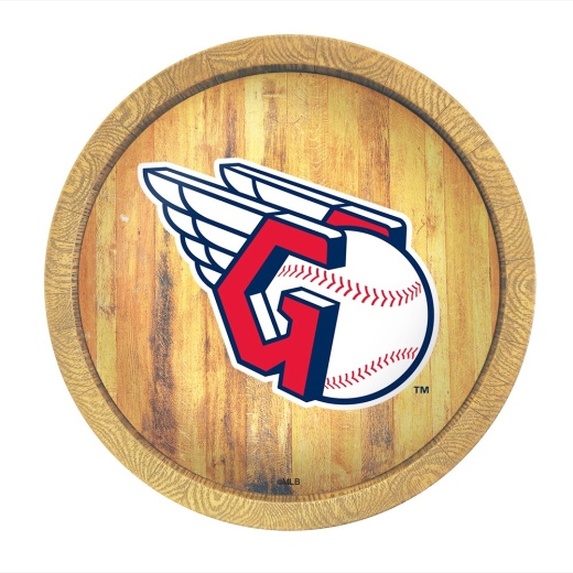 Cleveland Guardians: "Faux" Barrel Top Sign