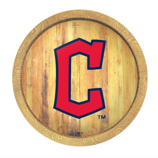 Cleveland Guardians: Logo "Faux" Barrel Top Sign