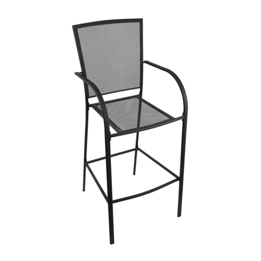 Outdoor 470 Willow 30" Bar Stool With Black Wrinkle Finish By Holland Bar Stool Co