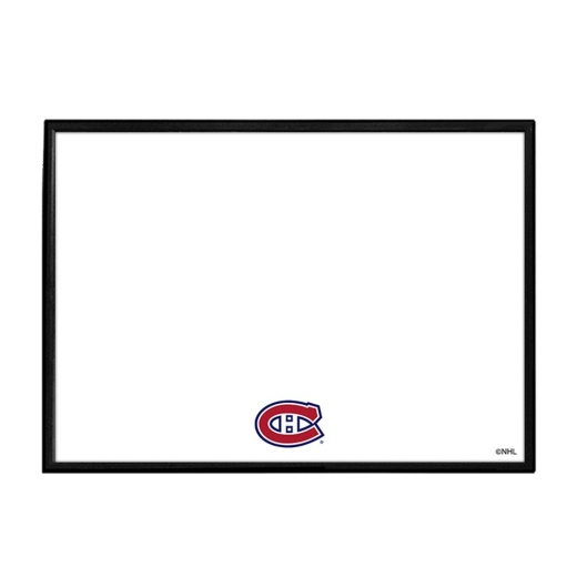 Montreal Canadiens: Framed Dry Erase Wall Sign