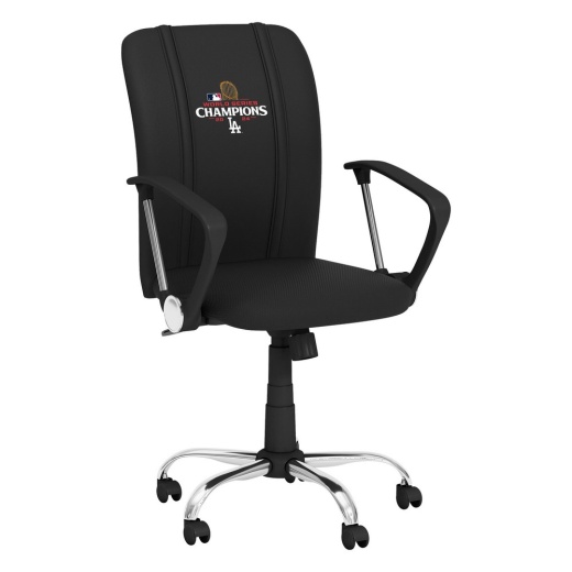 Curve Task Chair With Los Angeles Dodgers 2024 Championship Logo