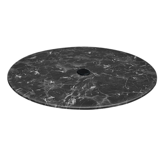 32" Diameter, Indoor/Outdoor Allseason Euroslim Table Top With Umbrella Hole By The Holland Bar Stool Co