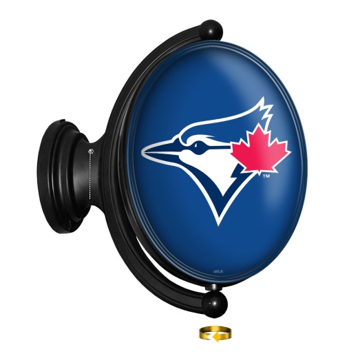Toronto Blue Jays: Original Oval Rotating Lighted Wall Sign