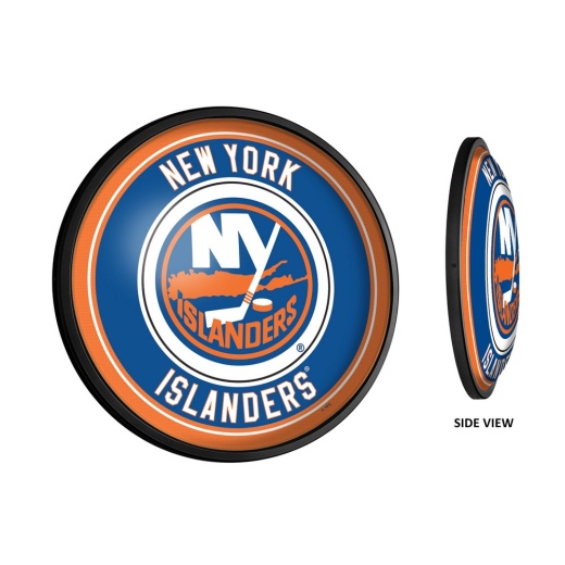 York Islanders: Round Slimline Illuminated Wall Sign