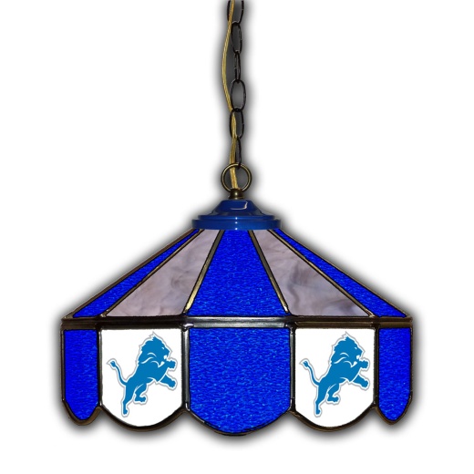 Detroit Lions 14" Glass Pub Lamp