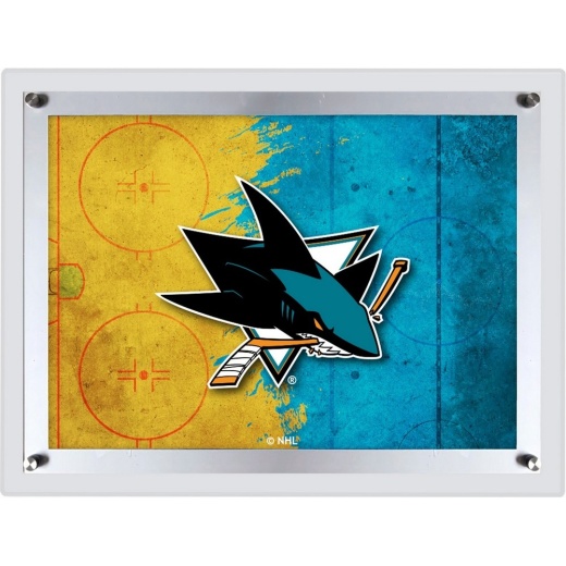 San Jose Sharks Backlit Led Sign By Holland Bar Stool Company