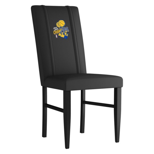 Golden State Warriors Nba Side Chair 2000 With 2018 Champions Logo Panel Set Of 2