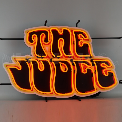 The Judge Pontiac Gto Neon Sign