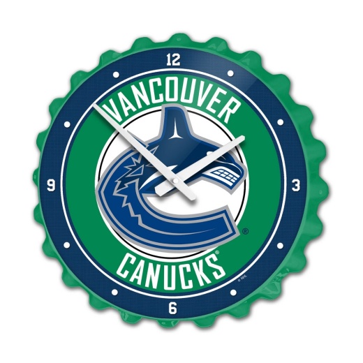 Vancouver Canucks: Bottle Cap Wall Clock