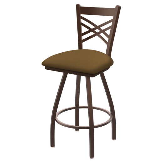 Xl 820 Catalina Swivel Stool With Bronze Finish And Canter Saddle Seat