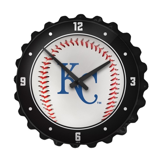 Kansas City Royals: Baseball Bottle Cap Wall Clock