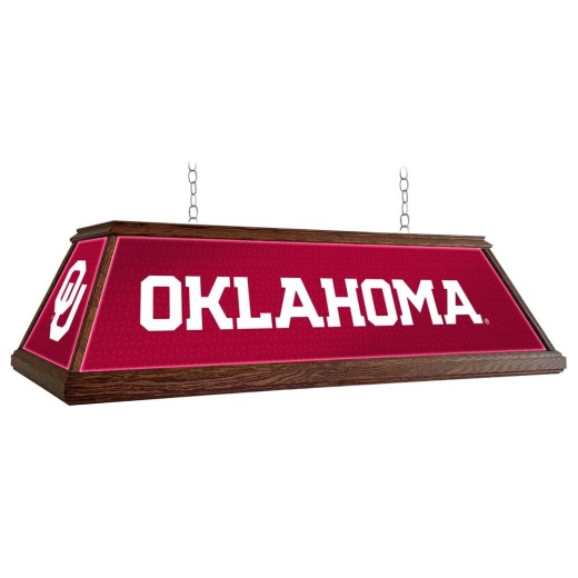 University Of Oklahoma Sooners 49" Premium Wood Pool Table Lightred