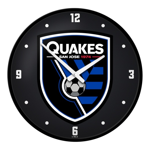 San Jose Earthquakes: Modern Disc Wall Clock