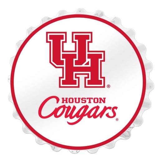 University Of Houston Cougars Team Spirit Bottle Cap Wall Sign