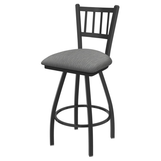 Xl 810 Contessa Swivel Stool With Pewter Finish And Graph Alpine Seat