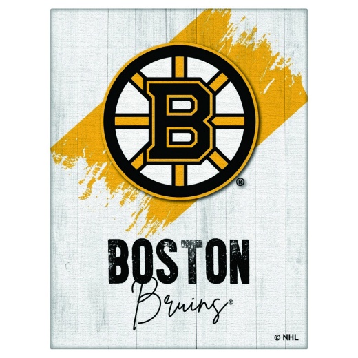 Boston Bruins Canvas Wall Art (Design 08) By Holland Bar Stool Company