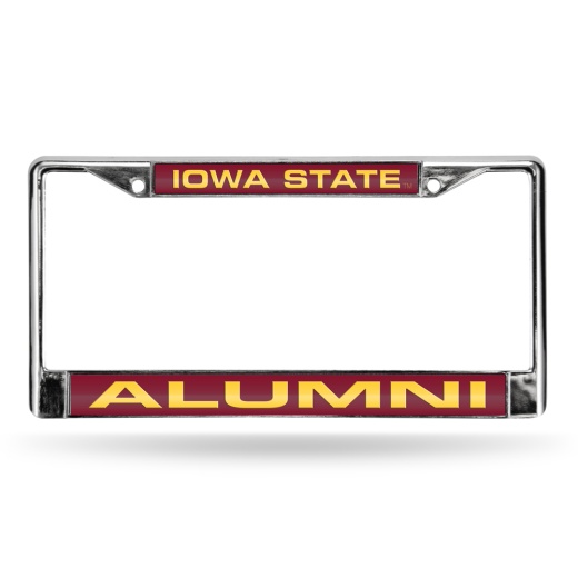 Iowa State Alumni Laser Chrome Frame