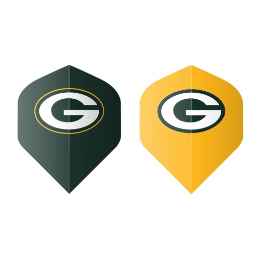 Green Bay Packers Fan's Choice 10Ctpk Dart Flights
