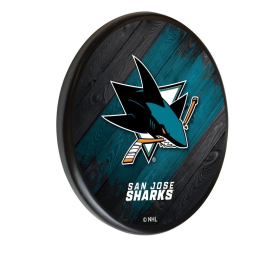 San Jose Sharks Digitally Printed Wood Sign By The Holland Bar Stool Co