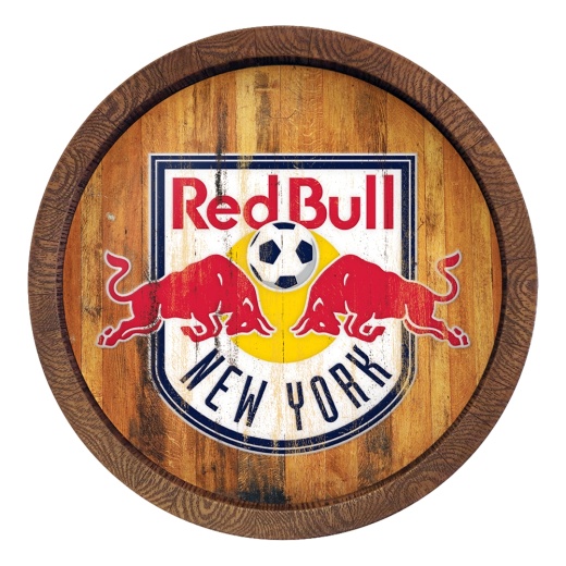 York Red Bulls: Weathered "Faux" Barrel Top Sign