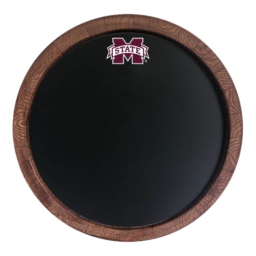 Mississippi State Bulldogs: Chalkboard "Faux" Barrel Top Sign
