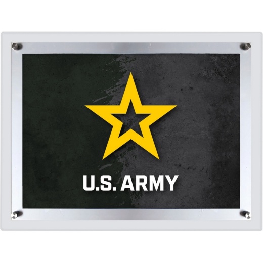 United States Army Backlit Led Sign By Holland Bar Stool Company
