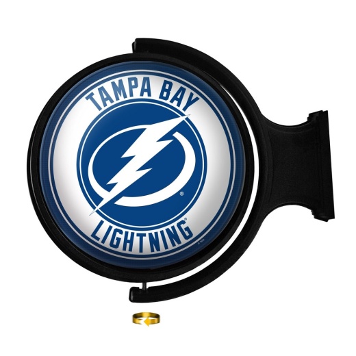 Tampa Bay Lightning: Original Round Illuminated Rotating Wall Sign
