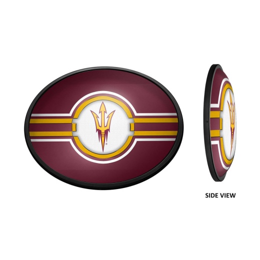 Arizona State Sun Devils: Oval Slimline Lighted Wall Sign