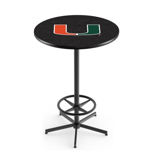 L216 42" Black Miami (Fl) Pub Table By Holland Bar Stool Co