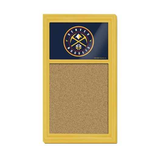 Denver Nuggets: Secondary Logo Cork Note Board