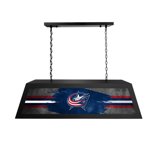 Columbus Blue Jackets Long Box Billiard Light By Holland Bar Stool Company