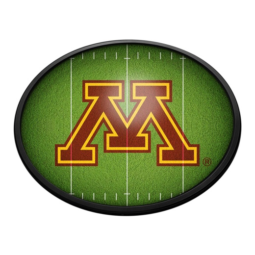Minnesota Golden Gophers: On The 50 Oval Slimline Lighted Wall Sign