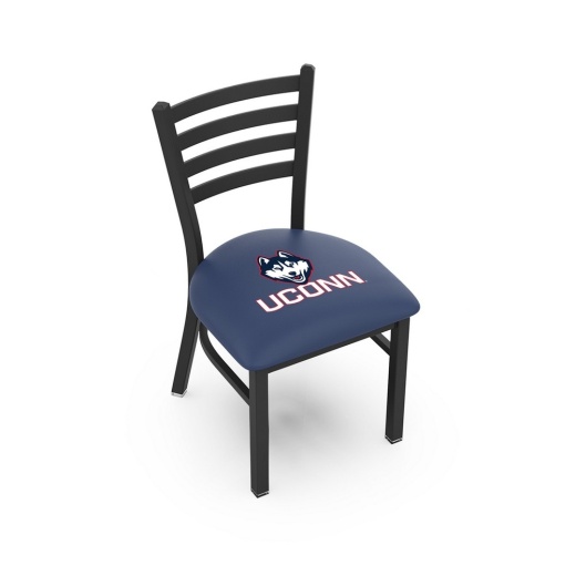 L00418 Black Wrinkle Connecticut Stationary Chair With Ladder Style Back By Holland Bar Stool Co