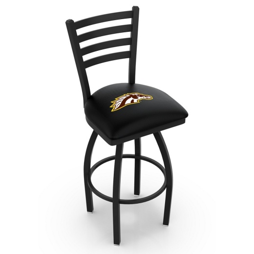 L014 Western Michigan Swivel Stool With Black Wrinkle Finish