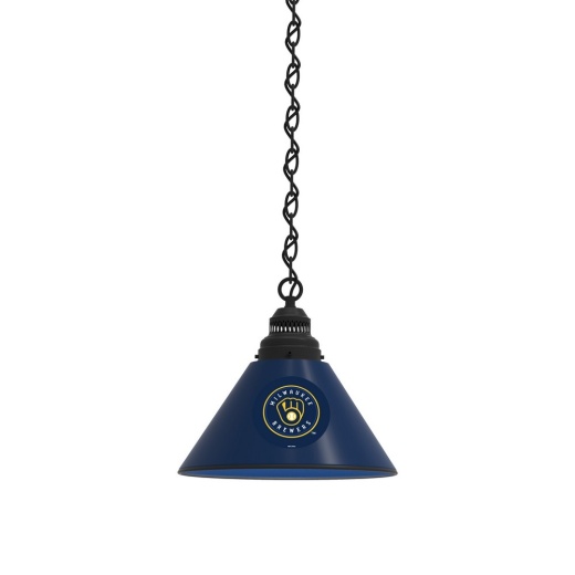 Milwaukee Brewers Pendant Light With Fixture By Holland Bar Stool Company