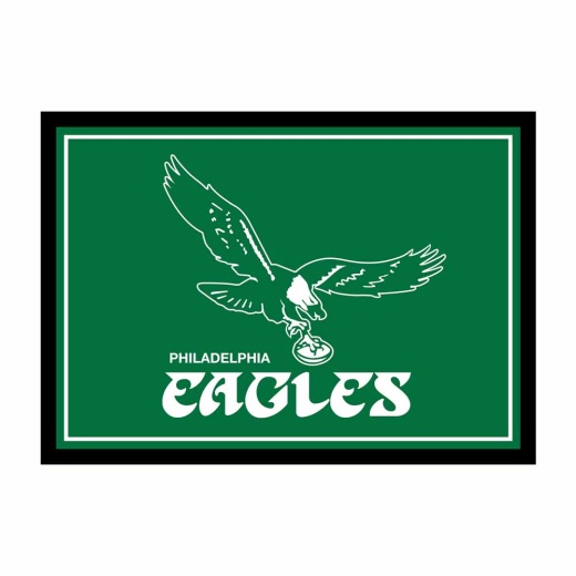 Vintage Philadelphia Eagles 8X11 Spirit Rug