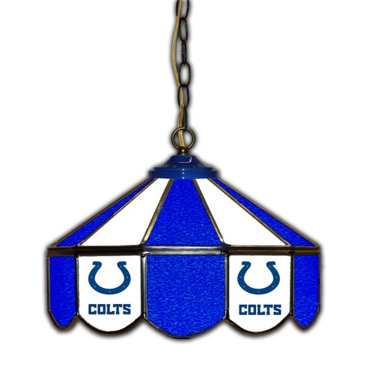 Indianapolis Colts 14" Glass Pub Lamp