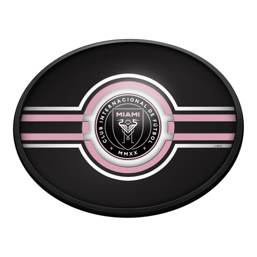 Inter Miami Cf: Oval Slimline Lighted Wall Sign